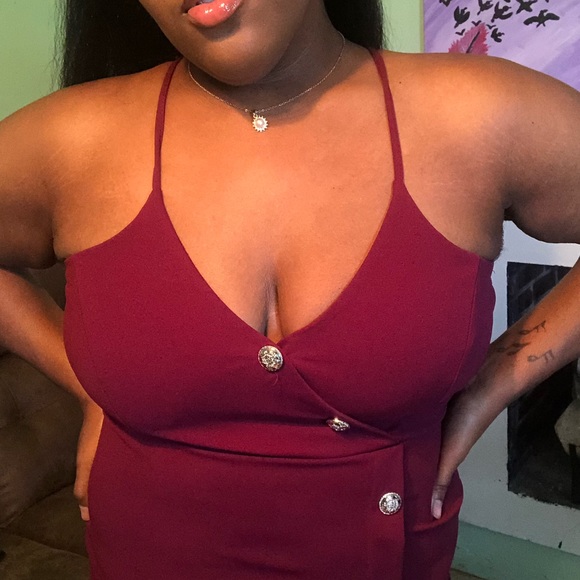 Ruby & Love Gold Button Dress - Picture 5 of 5